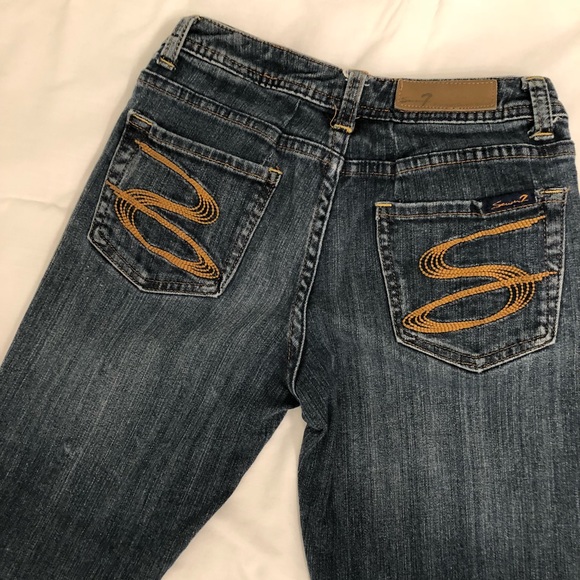 LOST IN HURRICANE IAN 🌴Seven 7 Classic Flare Jeans - Picture 5 of 8